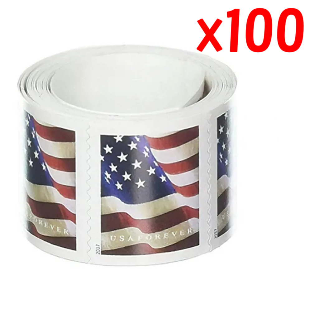 2017 Flag 100 Rolls - Forever Stamps
