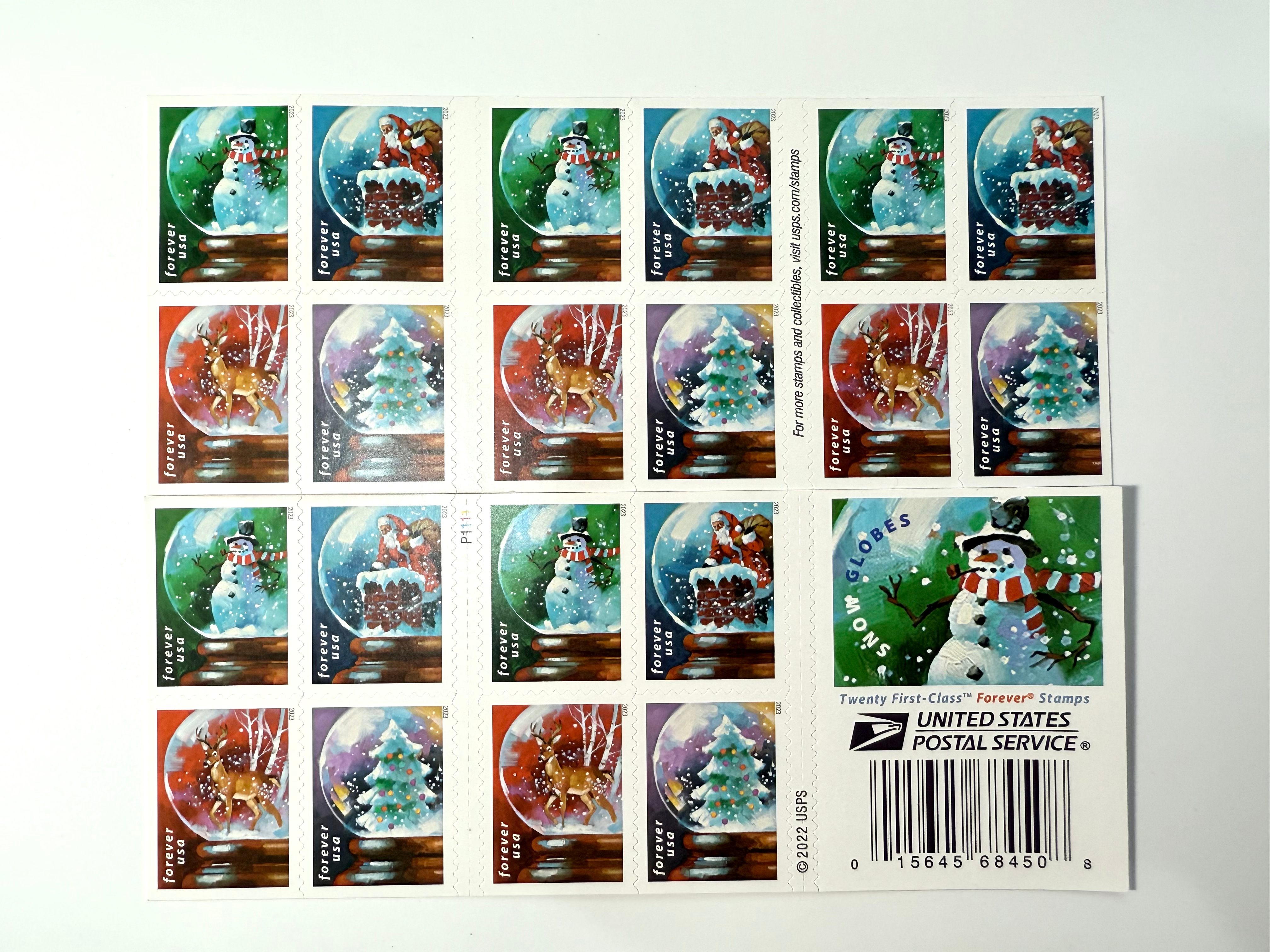 Christmas Stamp Blind Box 500 PCS BIG SALE，100 PCS of 5 styles - Forever Stamps