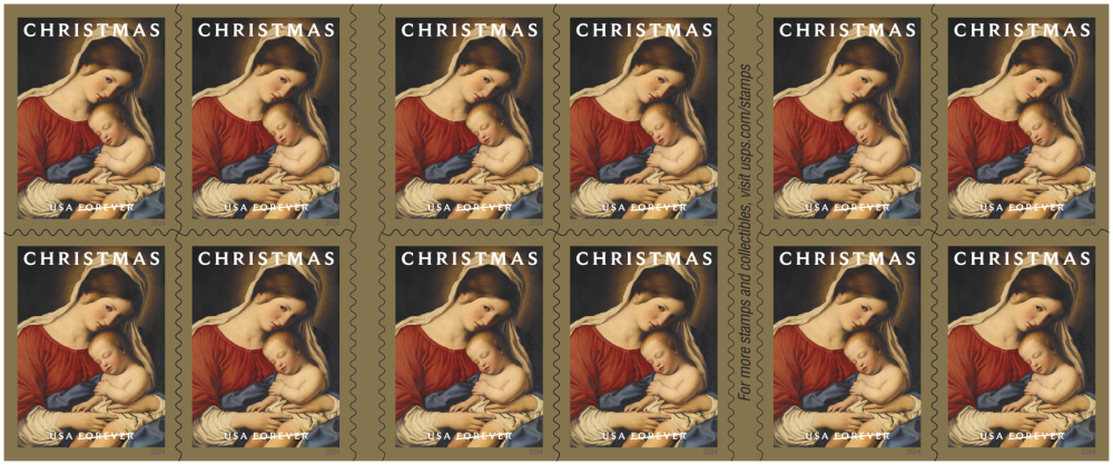 2024 Christmas Madonna and Child Stamps - Forever Stamps
