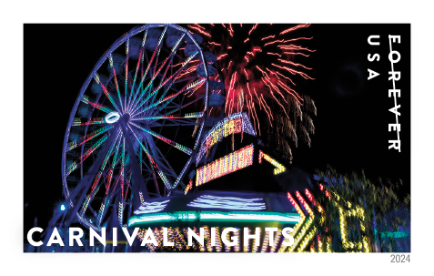 2024 Carnival Nights Stamps - Forever Stamps