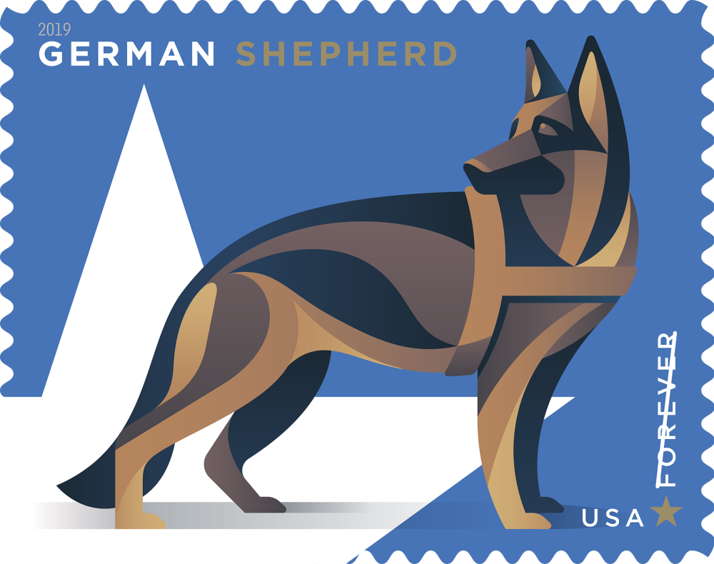 2019 Military Working Dogs Stamps 100 PCS - Forever Stamps