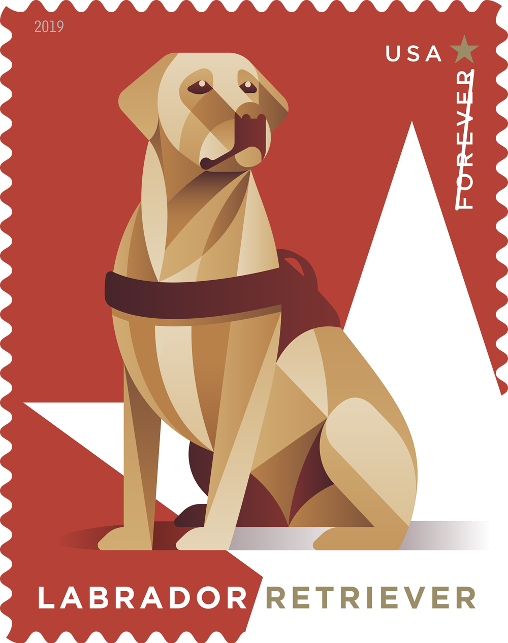2019 Military Working Dogs Stamps 100 PCS - Forever Stamps