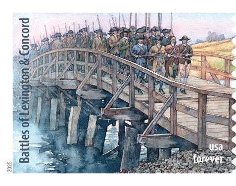 2025 Battlefields of the American Revolution Stamps - Forever Stamps