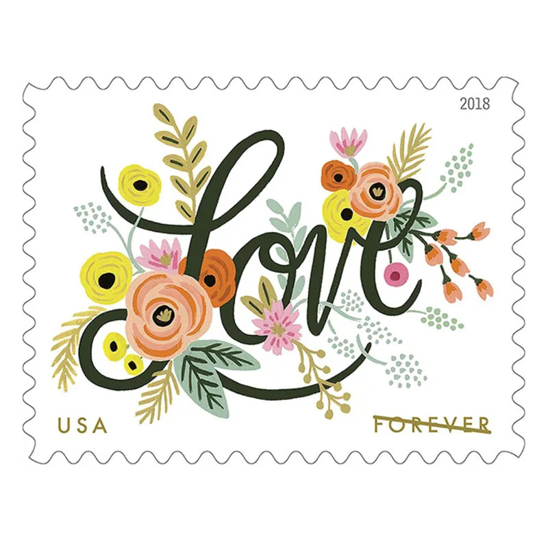 2018 Love Flourishes - Forever Stamps