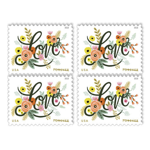 2018 Love Flourishes - Forever Stamps