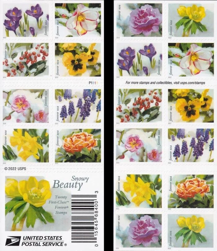 2022 Snowy Beauty - Forever Stamps