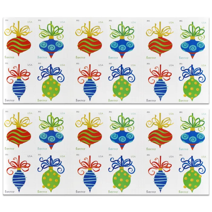 Holiday Baubles 2011 - Forever Stamps