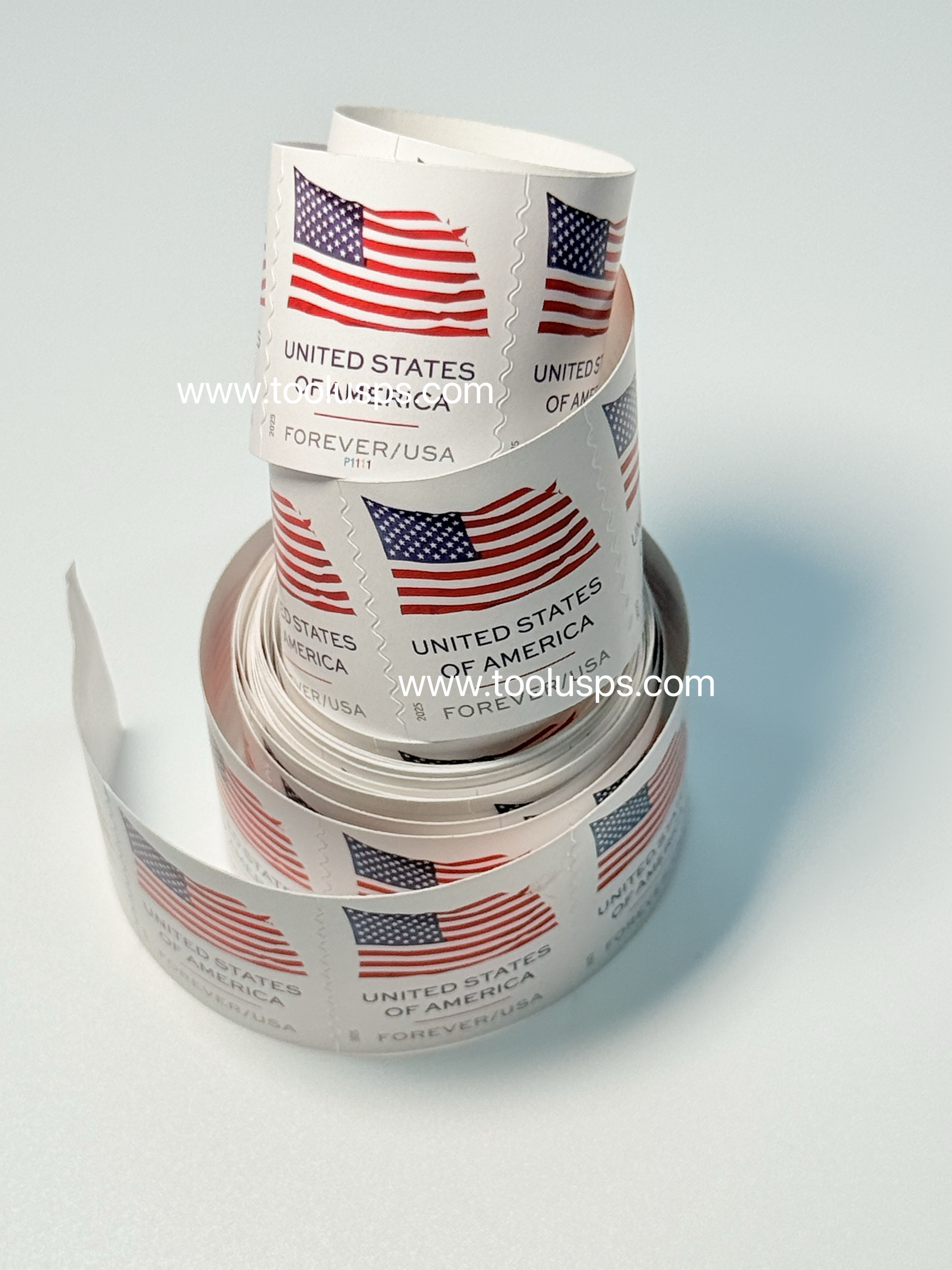 2025 U.S. Flag Stamps,Coil 100 pcs - Forever Stamps